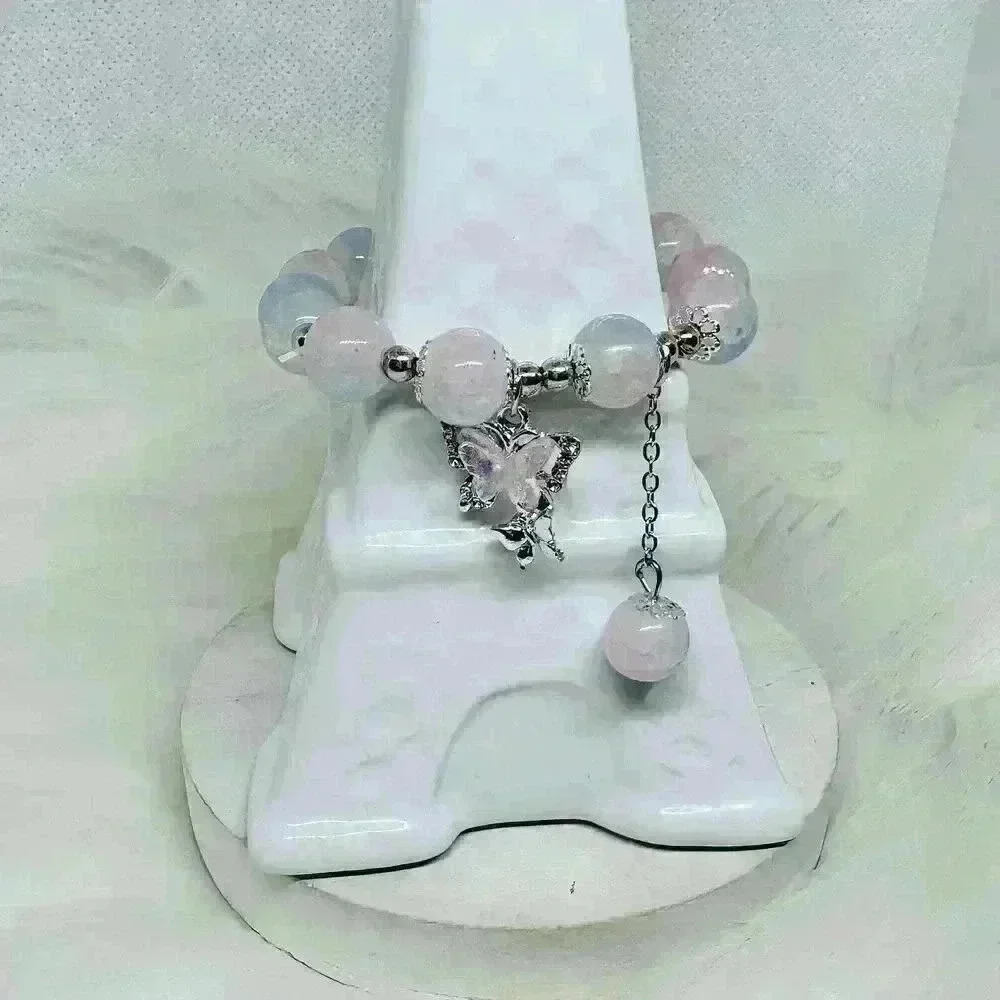Girls Butterfly Beaded Bracelet - Picture 3 of 6